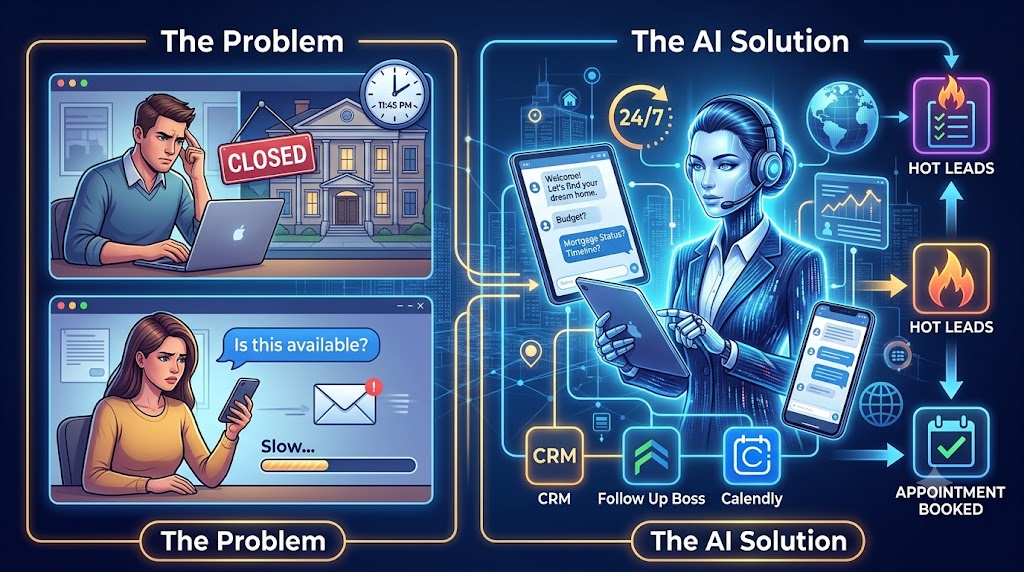 How a Virtual AI Receptionist Qualifies Real Estate Leads
