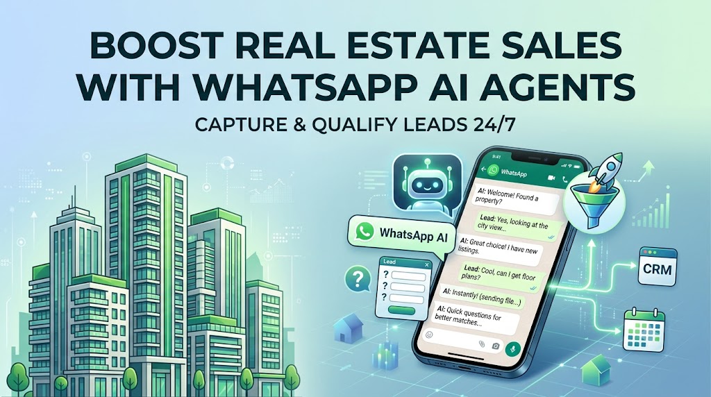 How to Capture & Qualify Real Estate Leads Using WhatsApp AI Agents