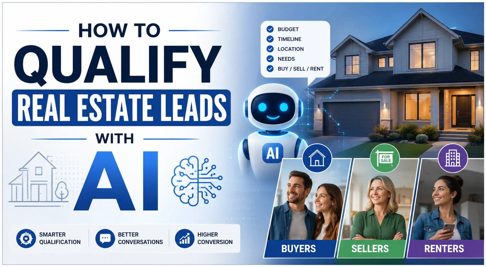 How to Qualify Real Estate Leads with AI — Buyers, Sellers and Renters